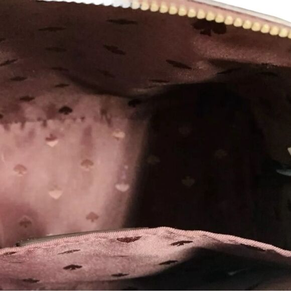 Kate Spade Shimmy Glitter Lola Satchel — Deep Nova Burgundy - Picture 8 of 10